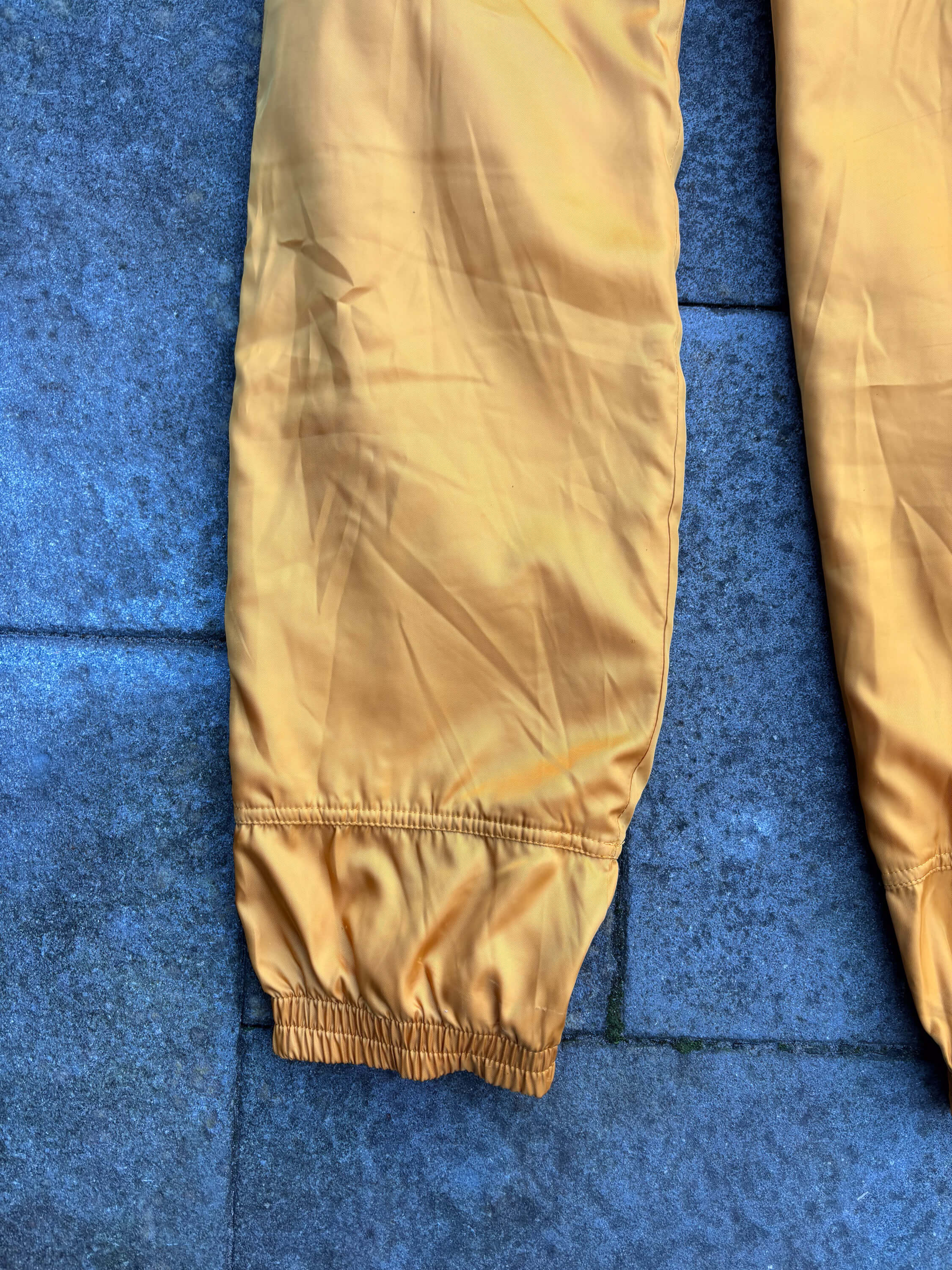 Vintage retro skipak - shiny goud geel maat XS/S