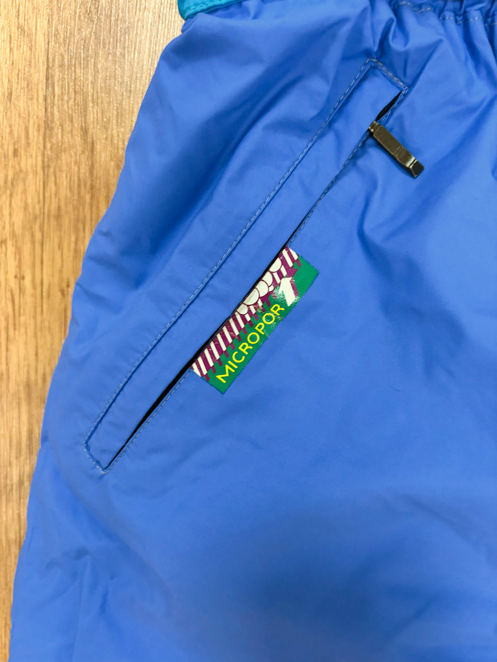 Vintage retro skipak - paars, blauw, roze maat M