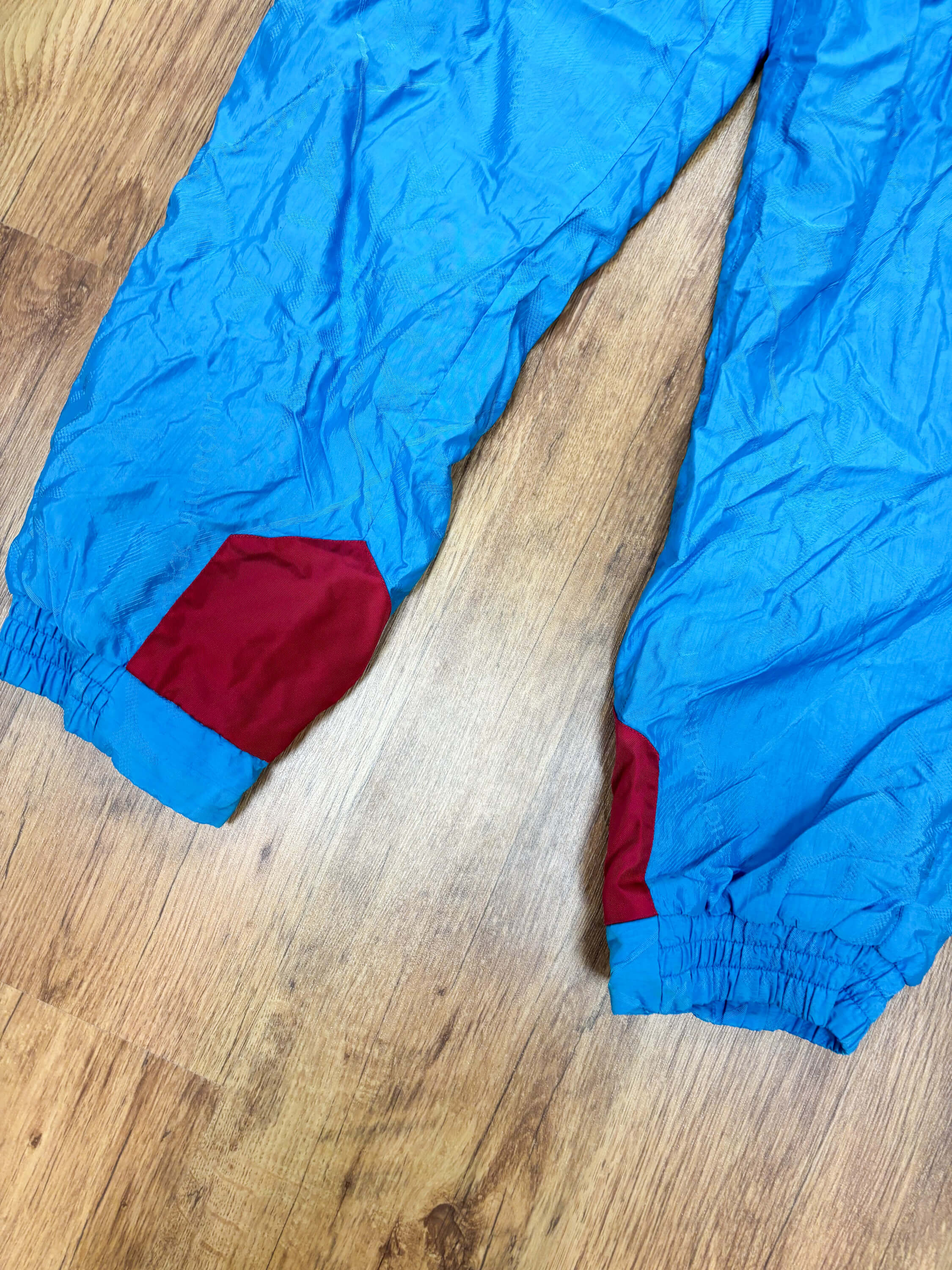 Vintage retro skipak - Degre 7 lichtblauw, paars, rood maat S