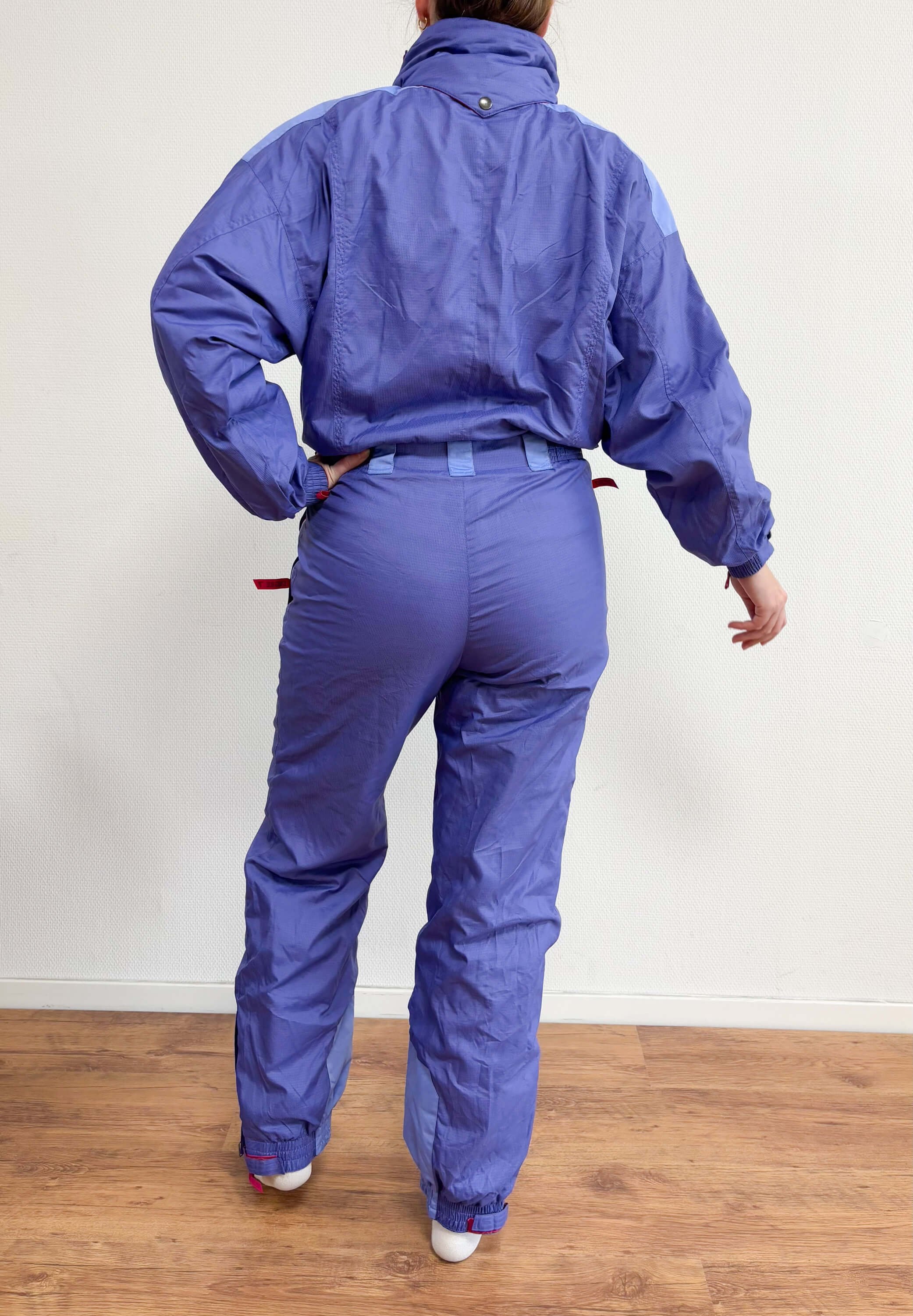 Vintage retro skipak - Degre 7 lila maat M/L