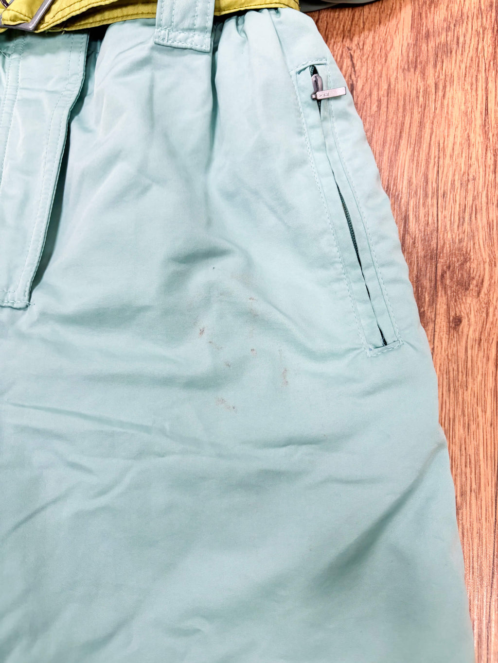 Vintage retro skipak - SKISS pastel turquoise, olijf, lila maat S/M