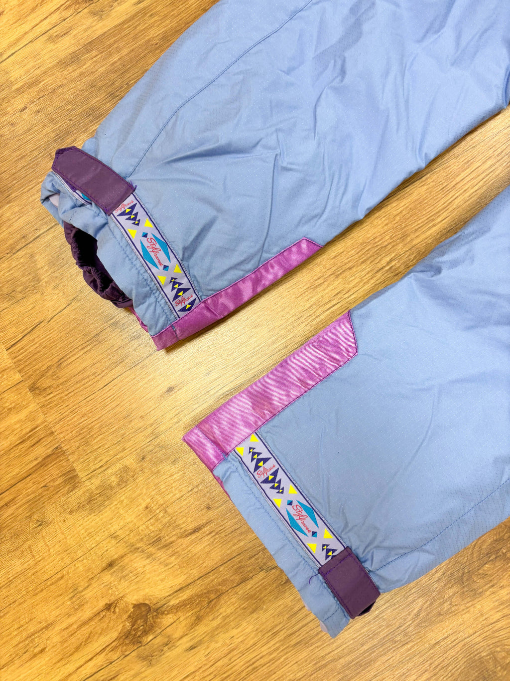 Vintage retro skipak - lila, paars, roze, blauw maat M